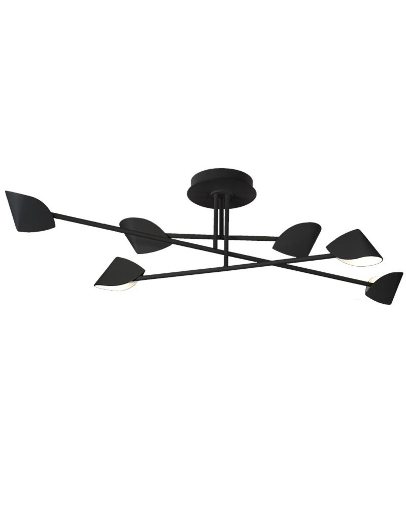 CAPUCCINA * SEMIPLAFÓN LED GRANDE 40W